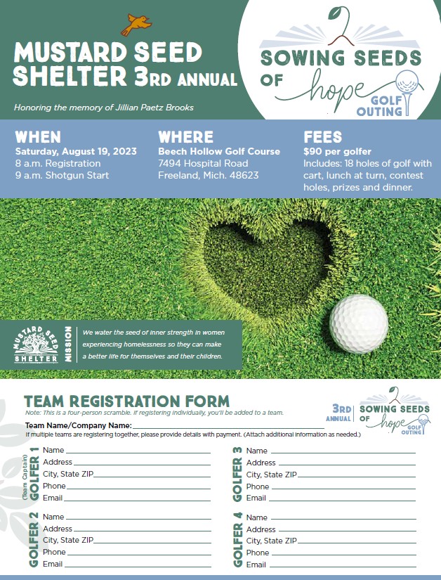 2021 Mustard Seed Golf Outing Flyer