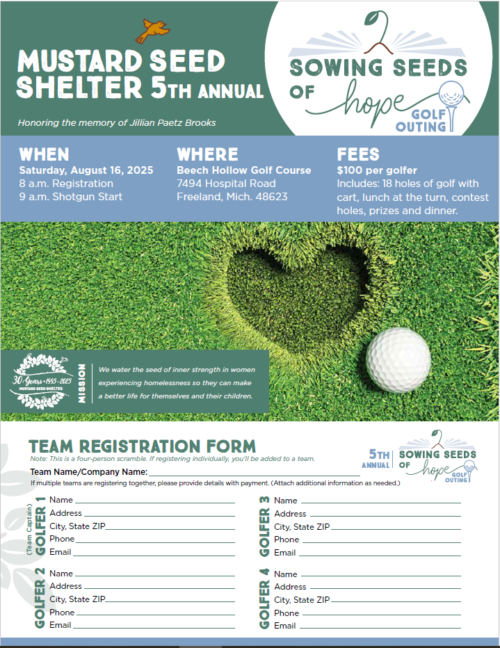 2021 Mustard Seed Golf Outing Flyer